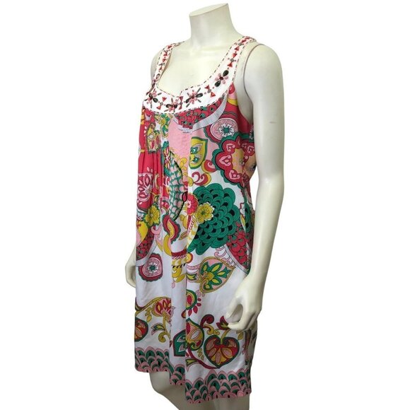 NICOLE BY NICOLE MILLER BEADS EMBELISHED SHIFT DRESS SIZE 12 - Picture 4 of 8